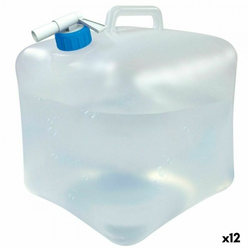 Water bottle Aktive Polyethylene 15 L 24 x 28 x 24 cm (12 Units) image 1