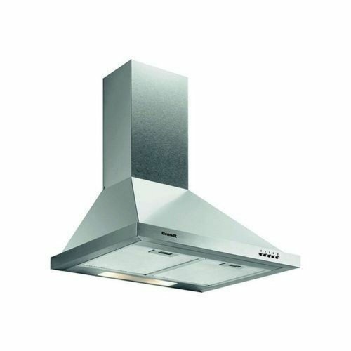 Conventional Hood Brandt AD1006X 80W 600 m3/h Stainless steel (60 cm) image 1
