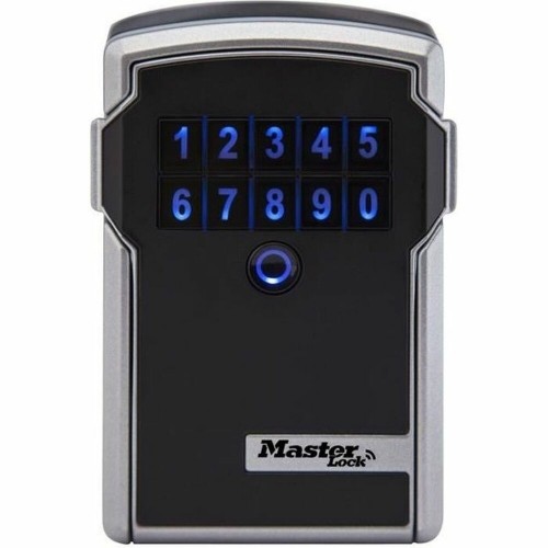 Key padlock Master Lock 5441EURD Zinc Plastic Rectangular image 1