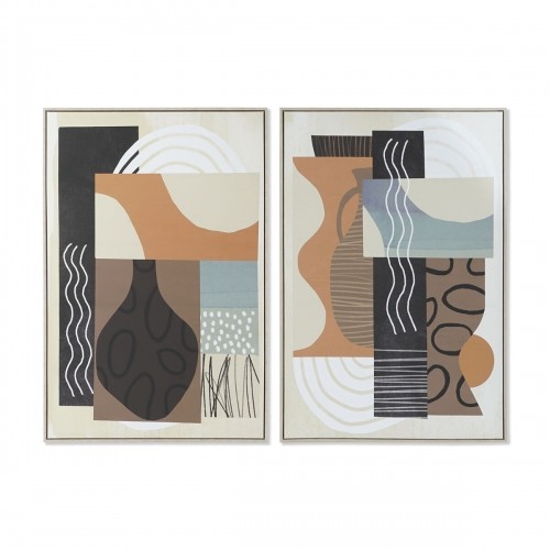 Glezna DKD Home Decor Abstrakts Moderns 84 x 4,5 x 123 cm (2 gb.) image 1