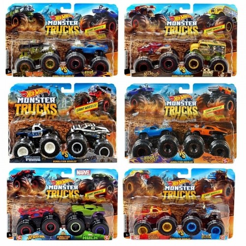 Monster Truck Hot Wheels Demolition Doubles 2 штук 1:64 image 1