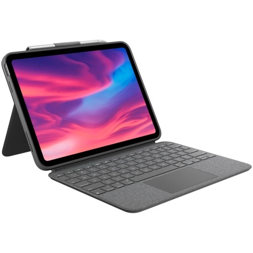 LOGITECH Slim Folio for iPad (10th gen) - GREY - NORDIC image 1