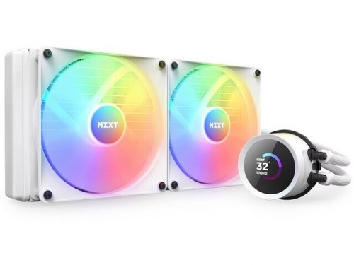 Nzxt CPU Watercooling Kraken 280 RGB LCD white image 1