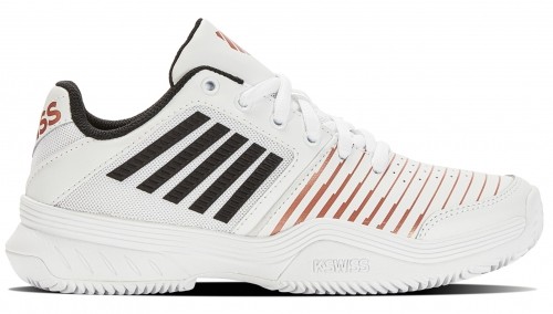 Tennis shoes for women K-SWISS COURT EXPRESS HB 196 white/black/rose gold UK7.5/41.5EU image 1