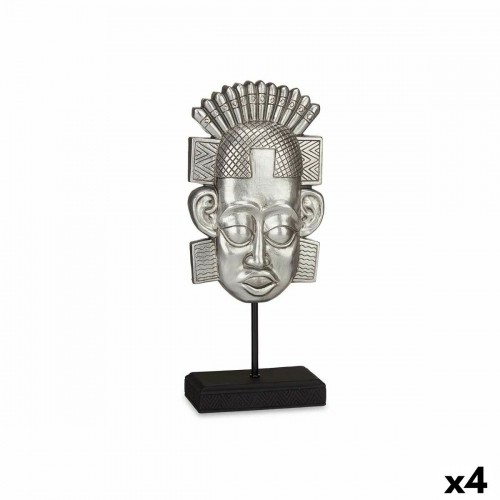 Gift Decor Декоративная фигура Индиец Серебристый 17,5 x 36 x 10,5 cm (4 штук) image 1