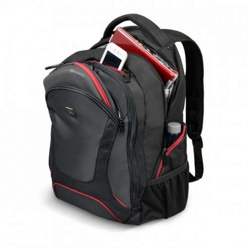 Laptop Backpack Port Designs Black Multicolour image 1