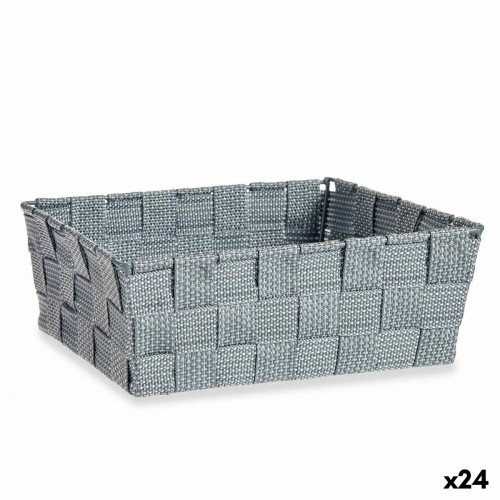 Kipit Универсальная корзина Серый Ткань 2,4 L 20 x 8 x 24 cm (24 штук) image 1