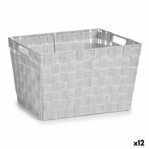 Kipit Корзина для белья Белый Ткань 10 L 25 x 20 x 35 cm (12 штук) image 1