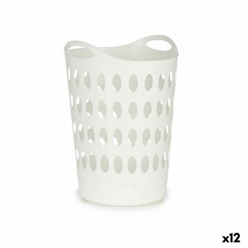 Kipit Veļas Grozs Balts Plastmasa 50 L 44 x 56 x 41 cm (12 gb.) image 1