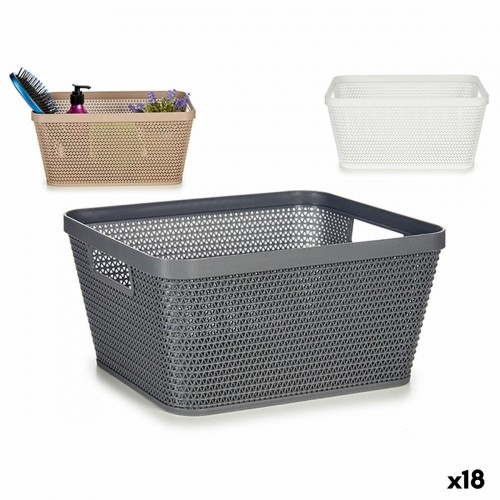 Multi-purpose basket Plastic 5 L 29,5 x 13 x 23 cm (18 Units) image 1