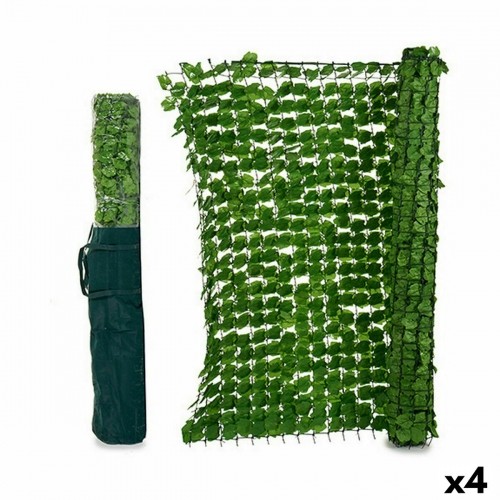 Garden Fence Sheets 1,5 x 3 m Light Green Plastic (4 Units) image 1