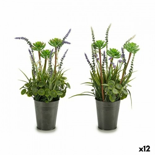 Decorative Plant Lavendar Metal Plastic 13 x 40 x 13 cm (12 Units) image 1