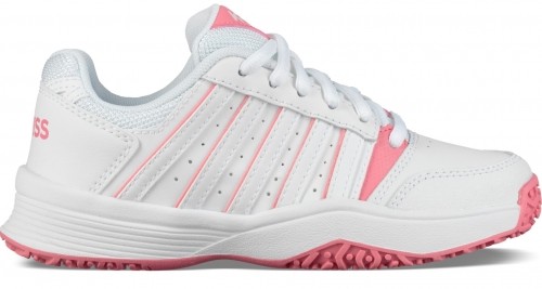 Tennis shoes for kids K-SWISS COURT SMASH OMNI white/pink, size UK 10 (EU 28) image 1