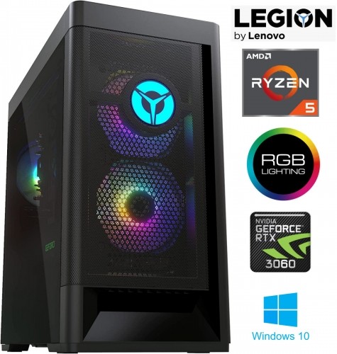 Lenovo Legion T5 MT Ryzen 5 5600G 16GB 1TB SSD RTX 3060 12GB Windows 10 26AMR5 image 1