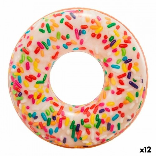 Piepūšamais ritenis Intex Donut Balts 114 x 25 x 114 cm (12 gb.) image 1