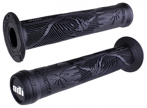 Stūres rokturi ODI Hucker Signature 160mm with Flange Black image 1