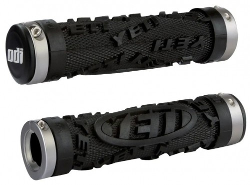 Stūres rokturi ODI Yeti HC MTB Lock-On Bonus Pack Black/Silver image 1