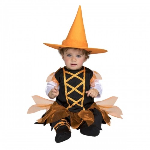 Маскарадные костюмы для младенцев My Other Me Оранжевый Ведьма 0-6 Months (2 Предметы) image 1