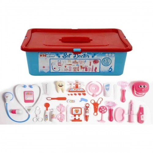 Toy Medical Case with Accessories 31 Pieces image 1