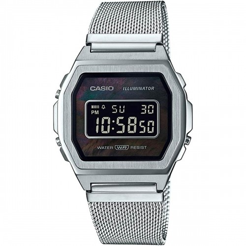Мужские часы Casio A1000M-1BEF Чёрный Серебристый image 1