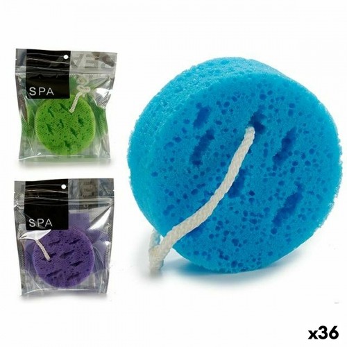 Body Sponge Circular Sponge 18 x 4 x 20 cm (36 Units) image 1