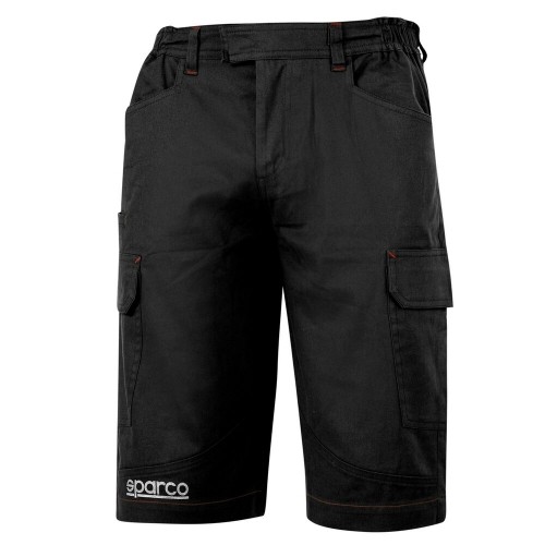 Короткие штаны Sparco Bermuda Cargo Чёрный image 1