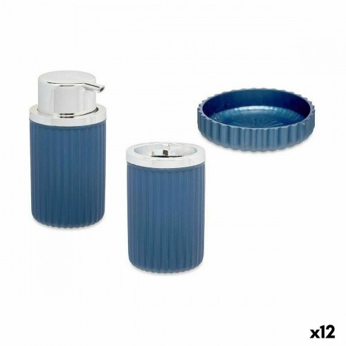 Berilo Набор для ванной Синий Пластик (12 штук) image 1
