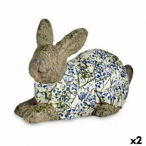 Ibergarden Декоративная фигурка для сада Кролик полистоун 20 x 29 x 40,5 cm (2 штук) image 1