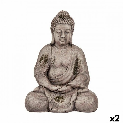 Ibergarden Декоративная фигурка для сада Будда полистоун 23 x 42 x 30 cm (2 штук) image 1