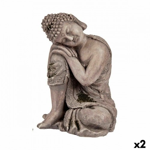 Ibergarden Декоративная фигурка для сада Будда полистоун 23 x 34 x 28 cm (2 штук) image 1