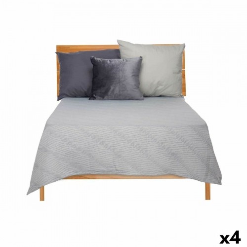 Bedspread (quilt) 240 x 260 cm Grey (4 Units) image 1