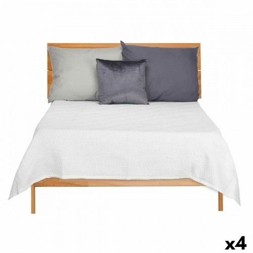 Bedspread (quilt) 240 x 260 cm White (4 Units) image 1