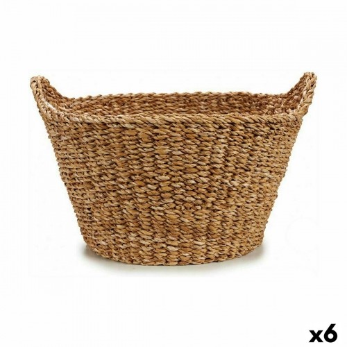 Basket With handles Brown 21 L 50 x 30 x 49 cm (6 Units) image 1