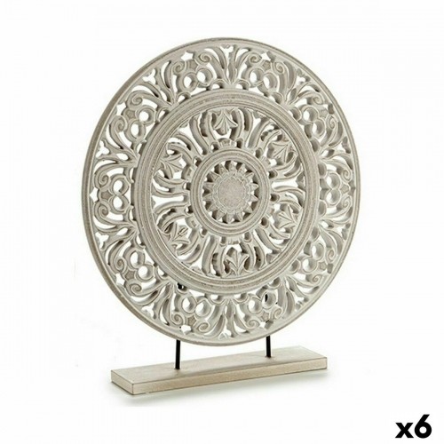 Gift Decor Декоративная фигура Mandala Белый 7 x 49 x 44 cm (6 штук) image 1