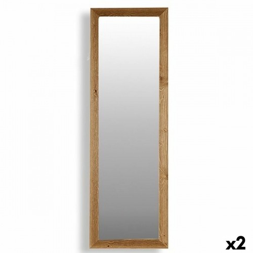 Gift Decor Настенное зеркало Canada Коричневый Деревянный Стеклянный 48 x 150 x 2 cm (2 штук) image 1