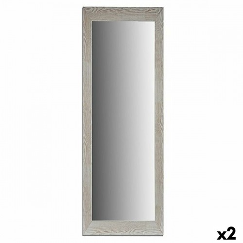 Gift Decor Настенное зеркало Деревянный Белый Cтекло 53,3 x 155 x 2 cm (2 штук) image 1