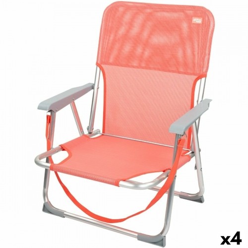 Складной стул Aktive Flamingo Коралл 44 x 72 x 35 cm (4 штук) image 1