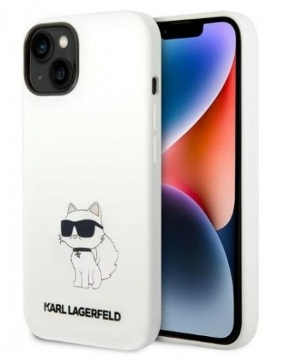 Karl Lagerfeld  
       -  
       iPhone 14 6,1 Silicone Choupette MagSafe 
     White image 1