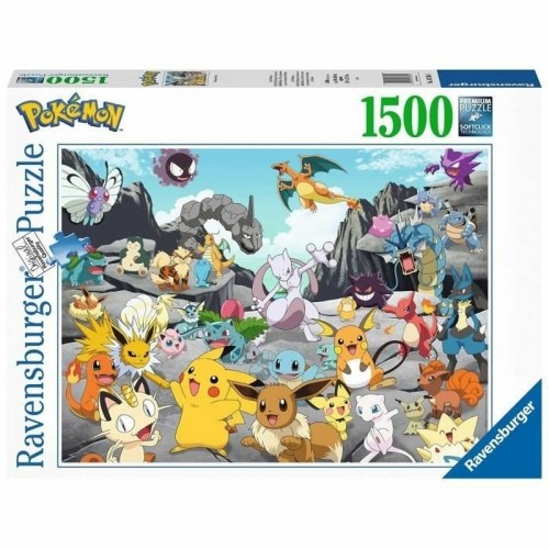Pokemon Puzle un domino komplekts Pokémon Classics Ravensburger 1500 Daudzums image 1