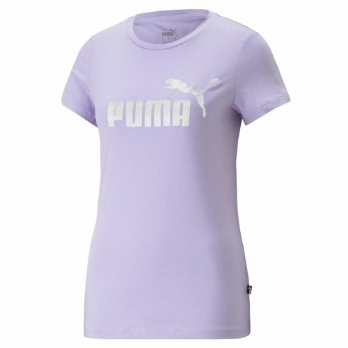 Women’s Short Sleeve T-Shirt Puma Ess+ Nova Shine  Lavendar Lady image 1