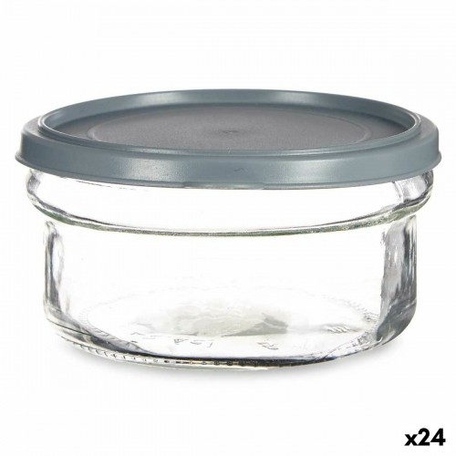Vivalto Круглая коробочка для завтраков с крышкой Серый Пластик 415 ml 12 x 6 x 12 cm (24 штук) image 1