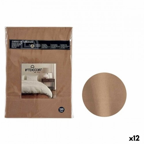 Bedding set Double Brown (12 Units) image 1