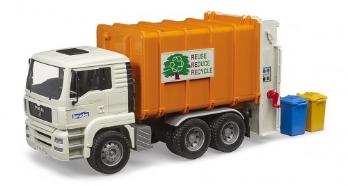 BRUDER 1:16 MAN TGA rear loading garbage truck, 02772 image 1