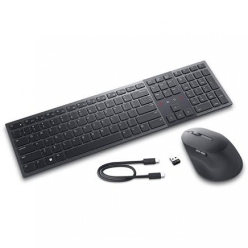 Dell Premier Collaboration Keyboard and Mouse KM900 Wireless, US, USB-A, Graphite image 1