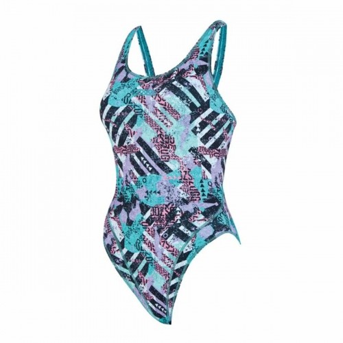 Women’s Bathing Costume Zoggs Master Back Aquamarine image 1