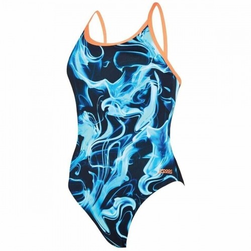 Women’s Bathing Costume Zoggs Sprintback Black image 1