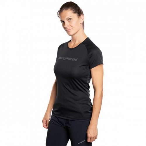 Women’s Short Sleeve T-Shirt Trangoworld Chovas Moutain Black image 1