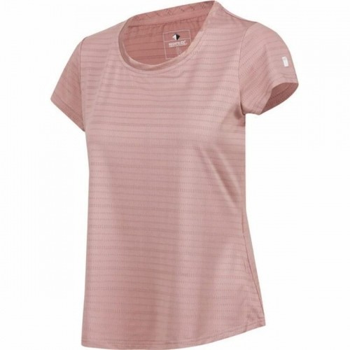 Women’s Short Sleeve T-Shirt Regatta Limonite VI Dusky Moutain Salmon image 1