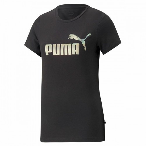 Футболка с коротким рукавом женская Puma Essentials+ Nova Shine Чёрный image 1