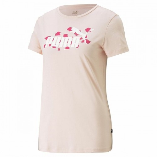 Sieviešu Krekls ar Īsām Piedurknēm Puma Ess+ Animal  Laša krāsas image 1